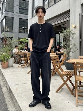 「Levi's（リーバイス）のアイテム（パンツ）」を使った、Lazarさん（メンズ・176cm）の夏コーディネート