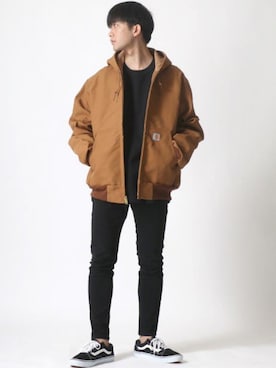 「アイテム（ブルゾン）」を使った、Ｔさん（メンズ・177cm）の秋コーディネート