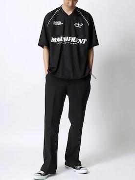 「アイテム（スニーカー）」を使った、Ｔさん（メンズ・177cm）の夏コーディネート
