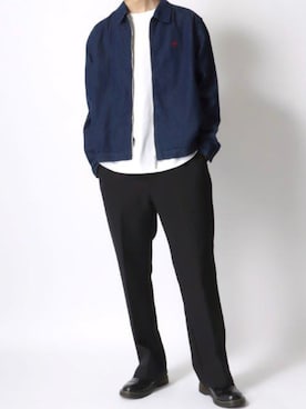 「Dr. Martens（ドクターマーチン）のアイテム（ローファー）」を使った、Ｔさん（メンズ・177cm）の春コーディネート