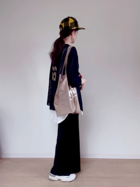 「アイテム（ピアス（片耳用））」を使った、sato**さん（レディース・164cm）の秋コーディネート