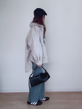 「アイテム（デニムパンツ）」を使った、sato**さん（レディース・164cm）の秋コーディネート