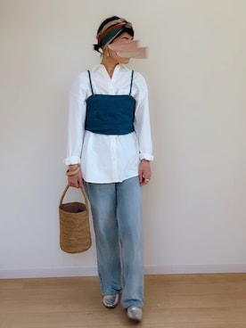 「antiqua（アンティカ）のアイテム（財布/小物）」を使った、sato**さん（レディース・164cm）の春コーディネート