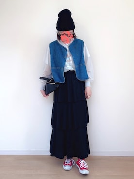 sato**さん（レディース・164cm）の春コーディネート