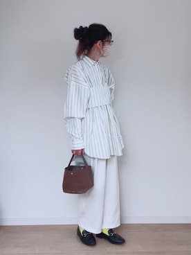 「niko and...（ニコアンド）のアイテム」を使った、sato**さん（レディース・164cm）の春コーディネート