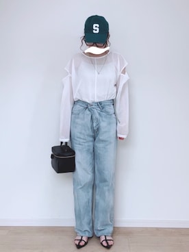 sato**さん（レディース・164cm）の夏コーディネート