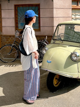 「OOFOS(ウーフォス)のアイテム」を使った、sato**さん(レディース・164cm)の春コーディネート