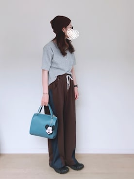 「Onitsuka Tiger（オニツカタイガー）のアイテム」を使った、sato**さん（レディース・164cm）の秋コーディネート
