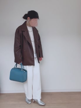 「GLOBAL WORK（グローバルワーク）のアイテム（トップス）」を使った、sato**さん（レディース・164cm）の冬コーディネート