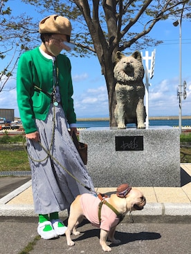 「ごきげんウィーク」｜「アイテム（レッグウェア）」を使った、sato**さん（レディース・164cm）の春コーディネート