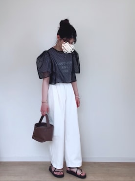 sato**さん(レディース・164cm)の夏コーディネート