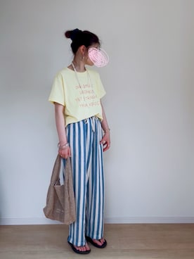 「OOFOS（ウーフォス）のアイテム」を使った、sato**さん（レディース・164cm）の夏コーディネート