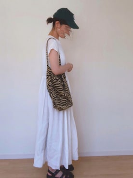 「manonfripes（マノンフリップ）のアイテム（ワンピース/ドレス）」を使った、sato**さん（レディース・165cm）の夏コーディネート