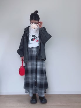 「アイテム（レッグウェア）」を使った、sato**さん（レディース・164cm）の秋コーディネート