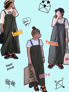 「niko and...（ニコアンド）のアイテム（財布/小物）」を使った、sato**さん（レディース・165cm）の夏コーディネート