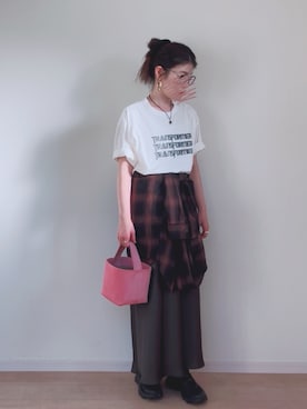「JEANASIS（ジーナシス）のアイテム」を使った、sato**さん（レディース・164cm）の秋コーディネート