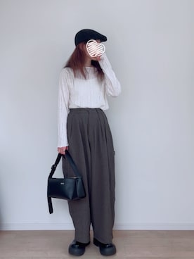 「アイテム（シューズ）」を使った、sato**さん（レディース・164cm）の秋コーディネート