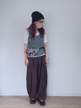 「Ch!iii BAG（チーバック）のアイテム」を使った、sato**さん（レディース・164cm）の夏コーディネート