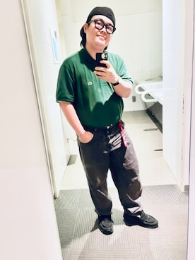 「アイテム（ポロシャツ）」を使った、りゅうたさん（メンズ・159cm・30代）の夏コーディネート