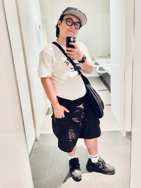 「アイテム（帽子）」を使った、りゅうたさん（メンズ・159cm・30代）の夏コーディネート