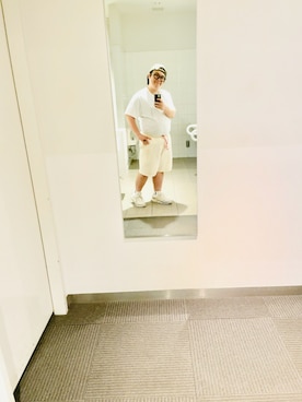 「LACOSTE（ラコステ）のアイテム（Tシャツ/カットソー）」を使った、りゅうたさん（メンズ・160cm）の夏コーディネート