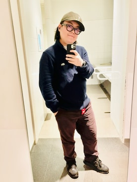 「アイテム（帽子）」を使った、りゅうたさん（メンズ・159cm・30代）の秋コーディネート