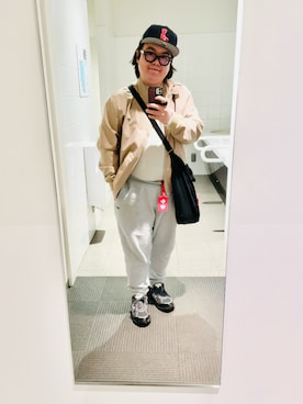 「LACOSTE（ラコステ）のアイテム」を使った、りゅうたさん（メンズ・160cm）の春コーディネート