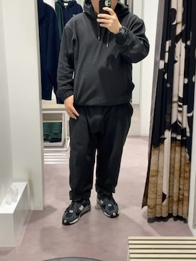 「秋のコーデ」｜「UNIQLO（ユニクロ）のアイテム（パーカー）」を使った、りゅうたさん（メンズ・159cm）の秋コーディネート