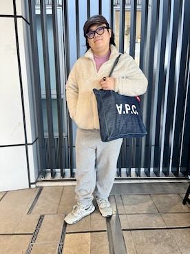 「アイテム（ハンチング/ベレー帽）」を使った、りゅうたさん（メンズ・159cm）の冬コーディネート