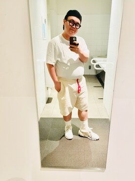 「LACOSTE（ラコステ）のアイテム（帽子）」を使った、りゅうたさん（メンズ・160cm）の春コーディネート