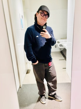 「アイテム（ハンチング/ベレー帽）」を使った、りゅうたさん（メンズ・159cm）の秋コーディネート