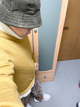 「マスタードイエロー」｜りゅうたさん（メンズ・158cm）の秋コーディネート