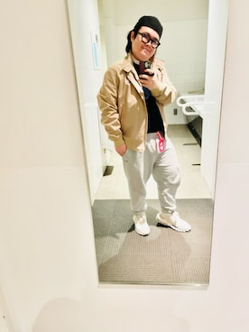 「LACOSTE（ラコステ）のアイテム（帽子）」を使った、りゅうたさん（メンズ・160cm）の春コーディネート