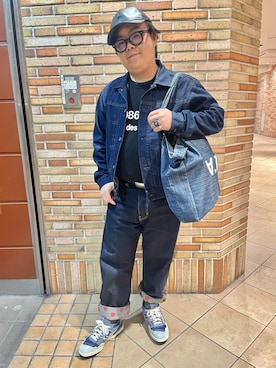 「A.P.C.（アーペーセー）のアイテム（バッグ）」を使った、りゅうたさん（メンズ・160cm）の春コーディネート