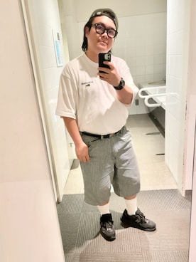 「アイテム（帽子）」を使った、りゅうたさん（メンズ・159cm）の夏コーディネート
