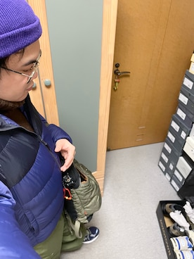 「BACK NUMBER（バックナンバー）のアイテム（ニットキャップ/ビーニー）」を使った、りゅうたさん（メンズ・158cm）の冬コーディネート