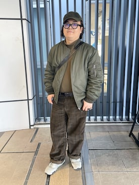 「SLOW（スロウ）のアイテム」を使った、りゅうたさん（メンズ・160cm）の冬コーディネート