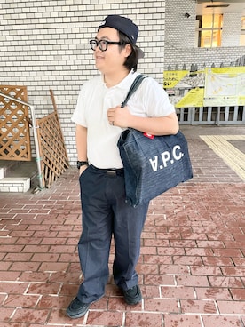 「アイテム（チノパンツ）」を使った、りゅうたさん（メンズ・159cm・20代）の秋コーディネート