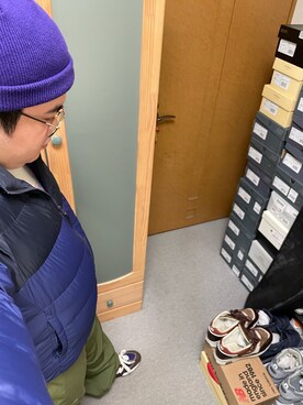 「BACK NUMBER（バックナンバー）のアイテム（帽子）」を使った、りゅうたさん（メンズ・158cm）の冬コーディネート