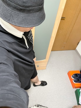 「ラガーシャツ」｜「アイテム（その他シューズ）」を使った、りゅうたさん（メンズ・158cm）の秋コーディネート