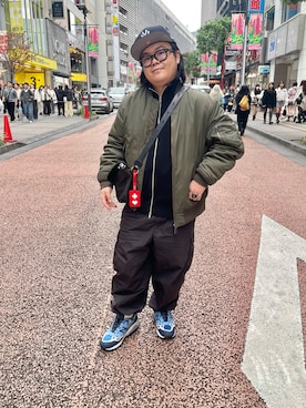 「アイテム（トップス）」を使った、りゅうたさん（メンズ・159cm）の冬コーディネート