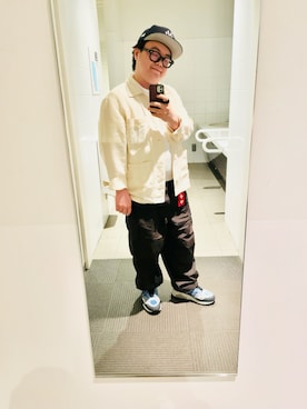 「LACOSTE（ラコステ）のアイテム」を使った、りゅうたさん（メンズ・160cm）の春コーディネート