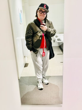 「LACOSTE（ラコステ）のアイテム」を使った、りゅうたさん（メンズ・160cm）の春コーディネート