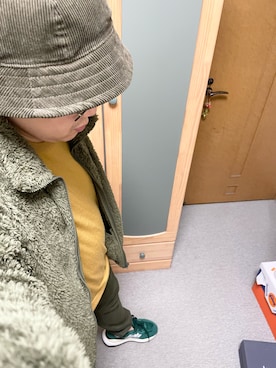 「マスタードイエロー」｜りゅうたさん（メンズ・158cm）の秋コーディネート