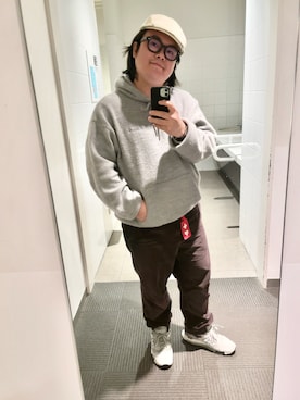 「アイテム（ハンチング/ベレー帽）」を使った、りゅうたさん（メンズ・159cm・20代）の秋コーディネート