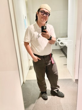 「アイテム（デニムパンツ）」を使った、りゅうたさん（メンズ・159cm・30代）の夏コーディネート