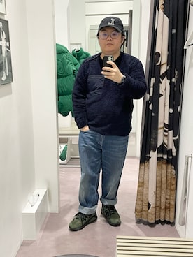 「アイテム（キャップ）」を使った、りゅうたさん（メンズ・159cm・20代）の春コーディネート