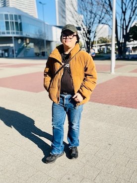 「SLOW（スロウ）のアイテム」を使った、りゅうたさん（メンズ・160cm）の冬コーディネート