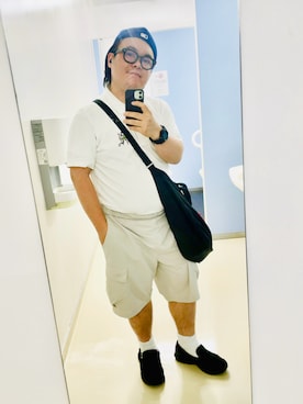 「アイテム（シューズ）」を使った、りゅうたさん（メンズ・159cm）の夏コーディネート