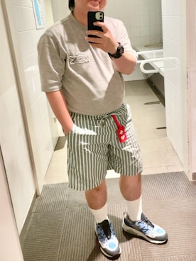 「アイテム（ソックス/靴下）」を使った、りゅうたさん（メンズ・159cm・30代）の夏コーディネート